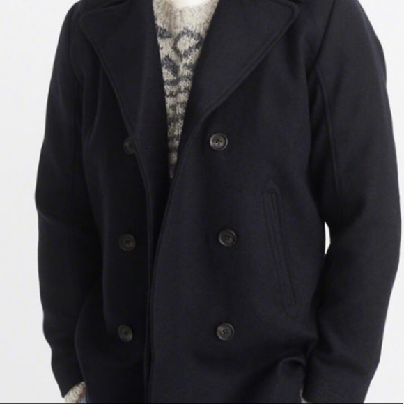 abercrombie peacoat